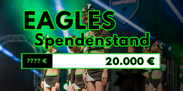02.02.2018 - Aktueller Eagles Cheerleader Spendenstand für Orlando
