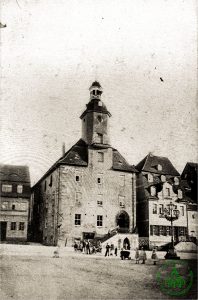 um 1880 - Rathaus Schmölln - Knopfstadt.de