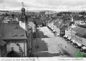 1938 - Marktplatz Schmölln - Knopfstadt.de