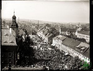 1953 - Marktplatz Schmölln - Knopfstadt.de