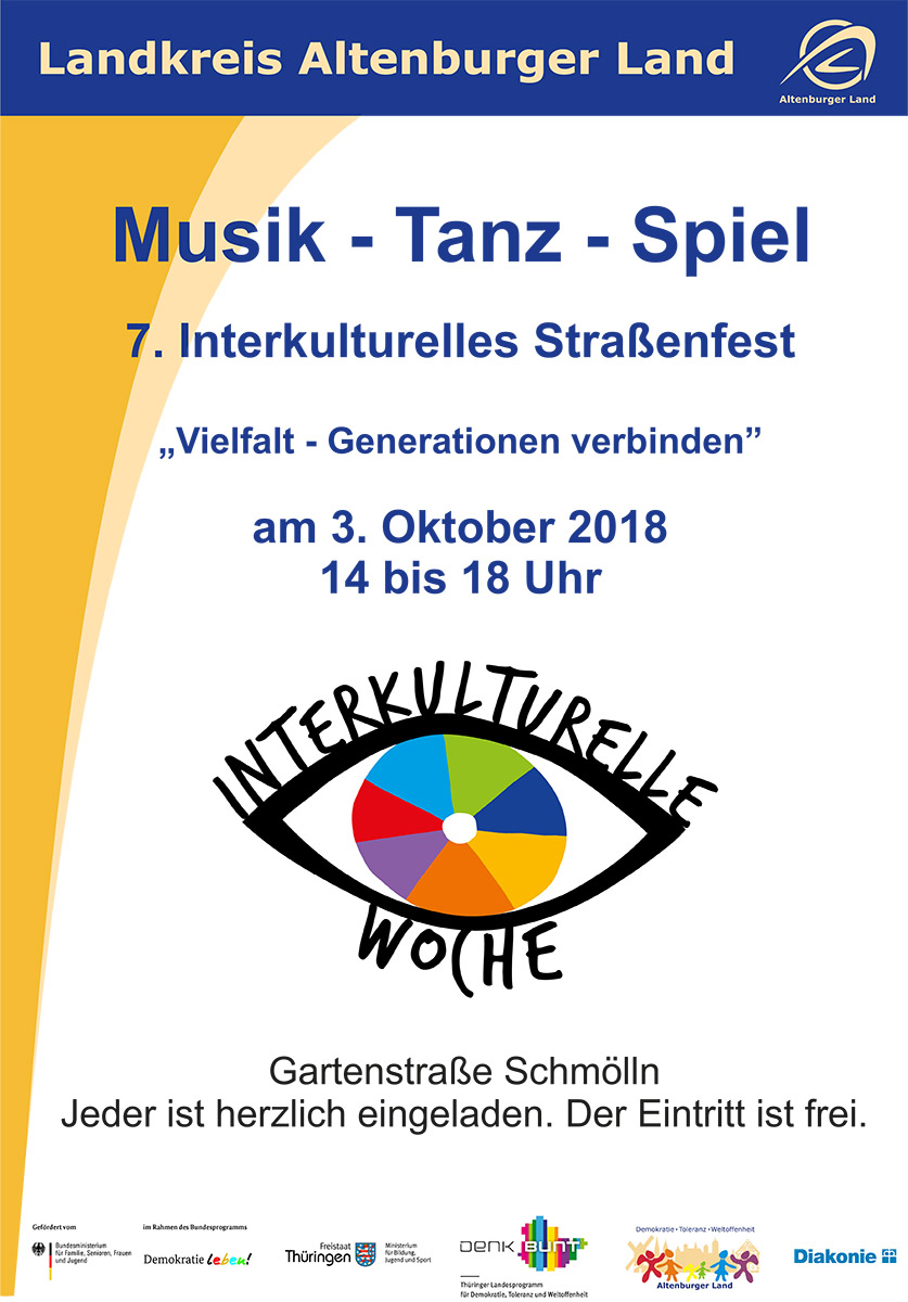 03. Oktober 2018 - 7. Interkulturelles Straßenfest in Schmölln