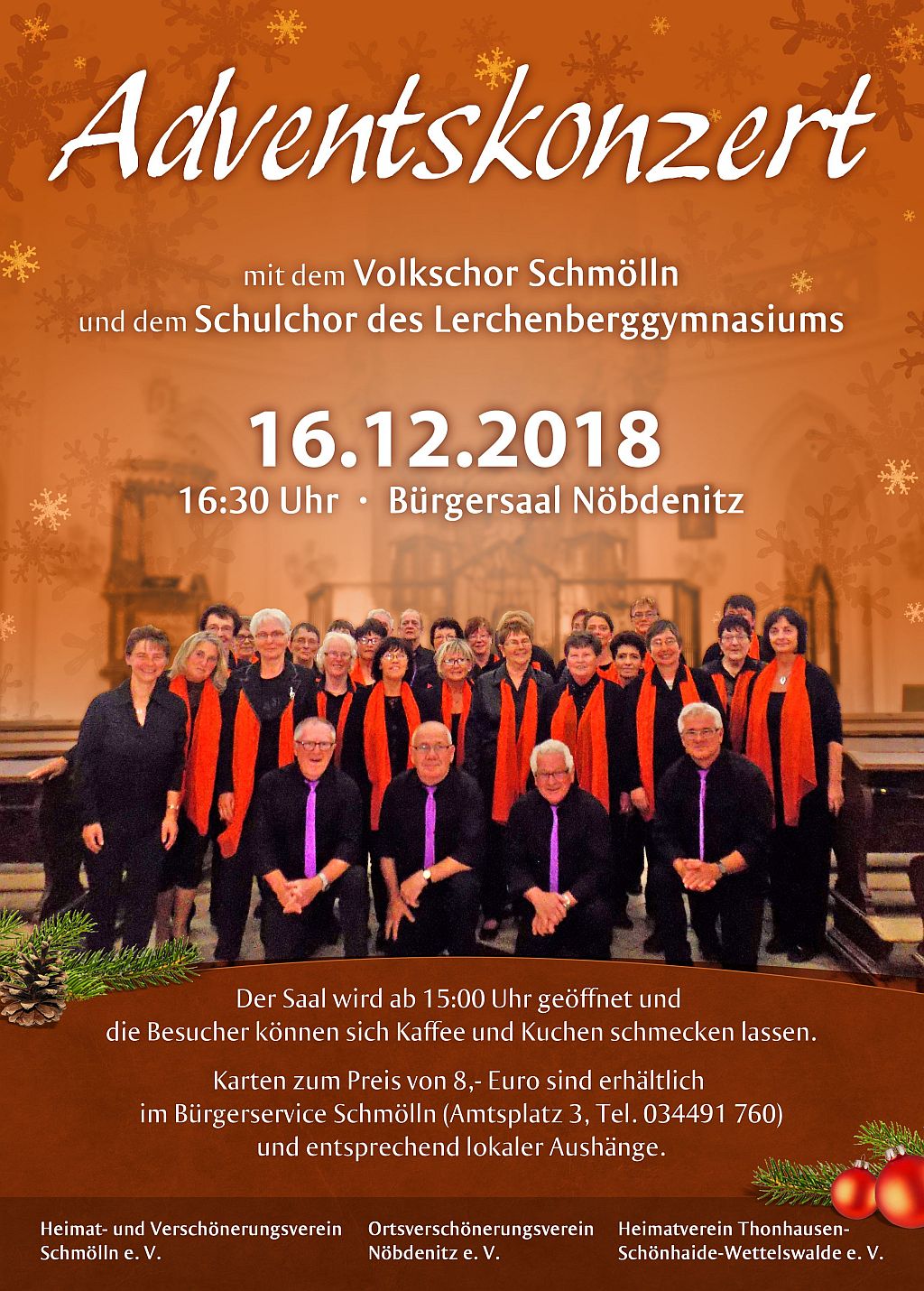 16. Dezember 2018 - Adventskonzert im Bürgerhaus Nöbdenitz