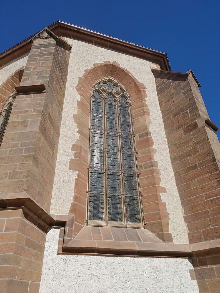 Eines der renovierten Chorfenster.