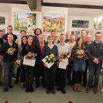 Die Stadt würdigte sowohl die Preisträgerinnen und Preisträger der Ehrenpreise 2025 als auch die engagierten Teilnehmenden des diesjährigen Stadtradelns ©Stadt Schmölln