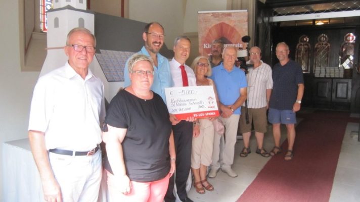 09. August 2018 - Spendenübergabe Sparkasse Altenburger Land - Kirchbauverein "St. Nicolai" e.V.