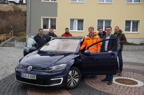 20. März 2019 - Elektroauto - Stadt Schmölln