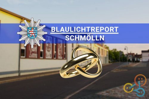 Blauchlicht-Knopfstadt-Hochzeit