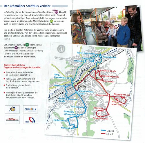 Stadtbus Schmölln - Route